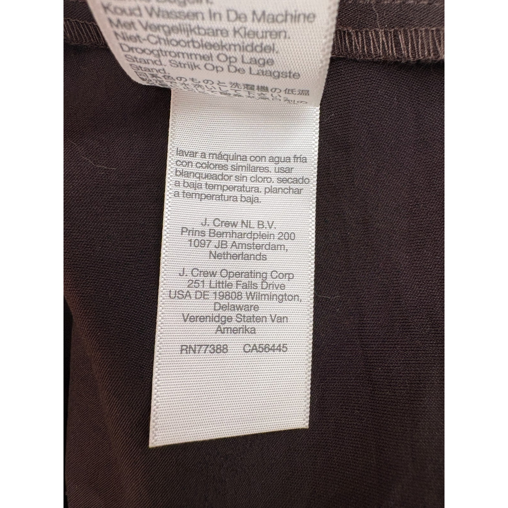 Madewell Brown Slip Dress Size 10 Midi Spaghetti Strap V Neck - Picture 16 of 16